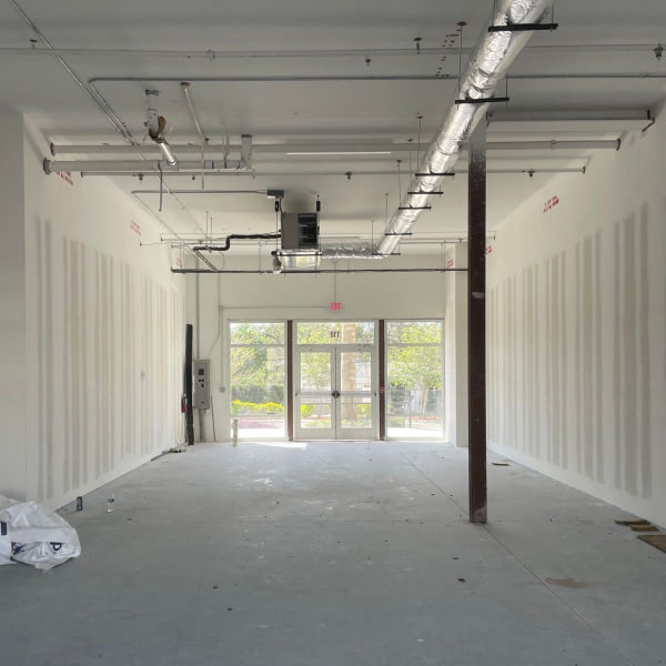 Internal view of the future location for Sauna House Bonita Springs