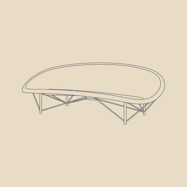 Helios Lounge spec drawing front angled view