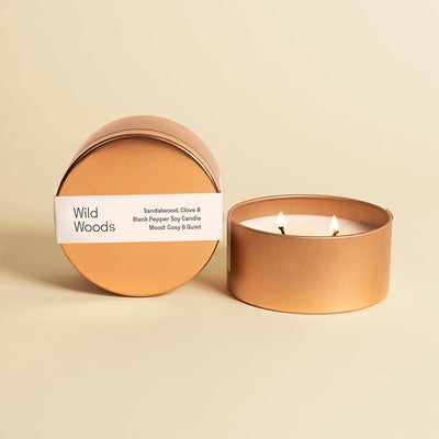 Wild Woods Organic Soy Wax Candle