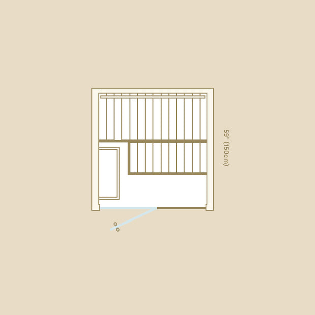 Cala Wood top view diagram