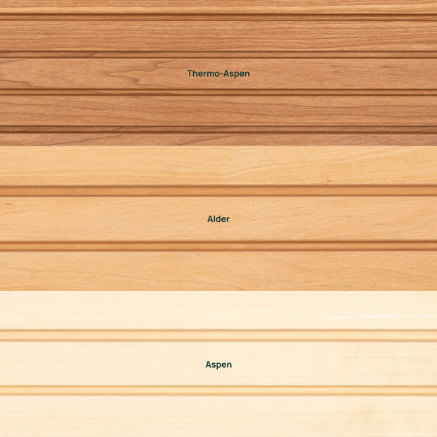 Wood finish options