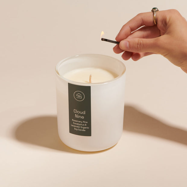 Cloud Nine Organic Soy Wax Candle for Gifting